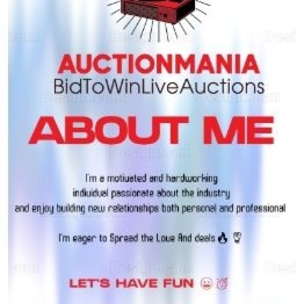 JOIN US FOR THE FUN AND EXCITING AUCTIONS! LET'S PUT A SMILE ON THAT FACE 🔥🌹